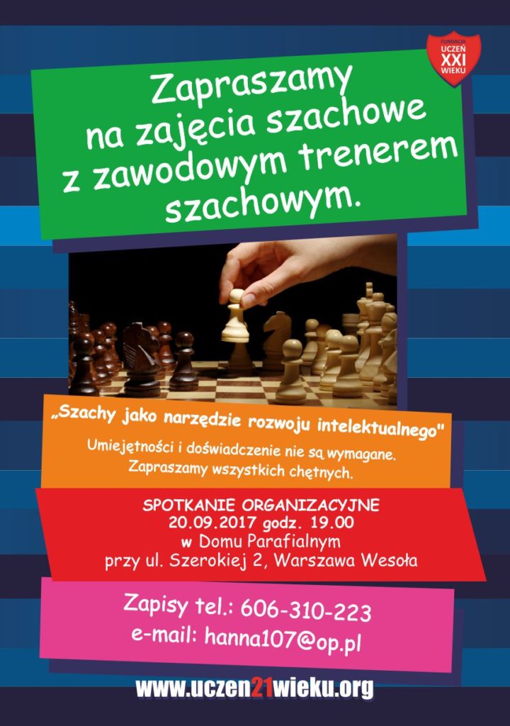 , ZAJĘCIA SZACHOWE